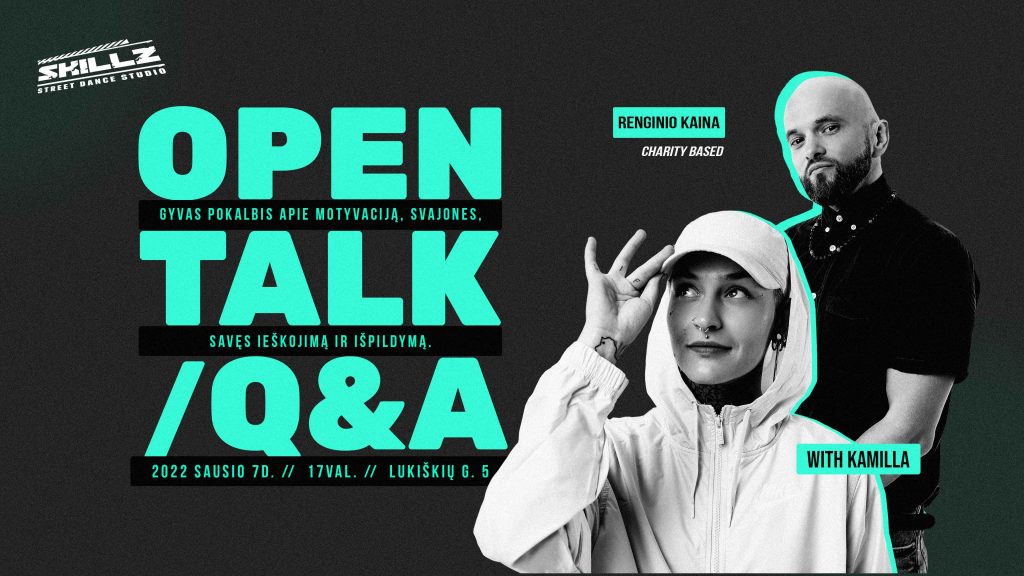 Open talk/Q&A su Kamilla ir Dima