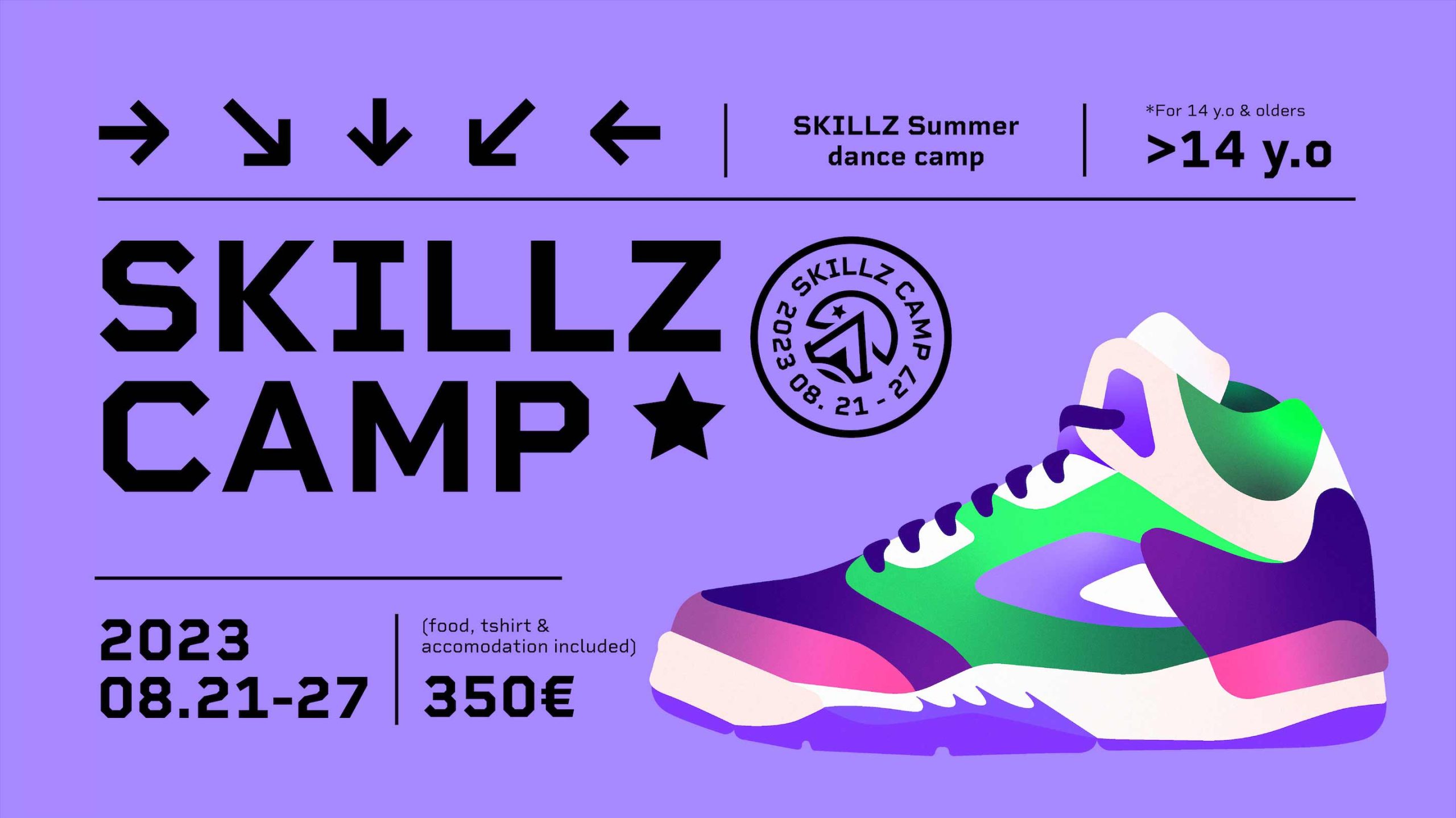 SKILLZ CAMP 2023 – vasaros šokių stovykla​