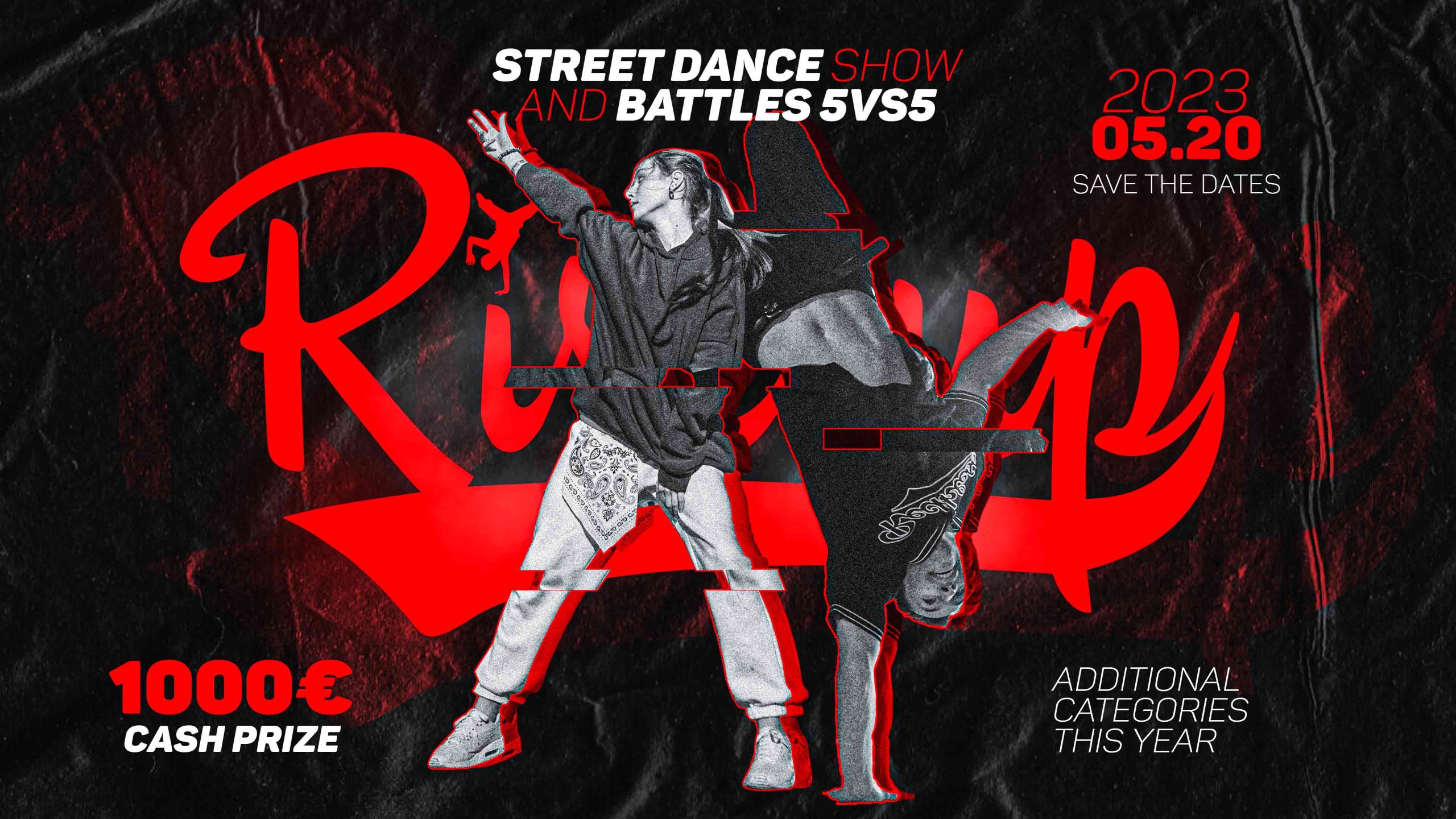 Rise UP 2023 | Tarptautinis gatvės šokių konkursas