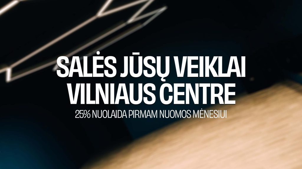 Salės Jūsų treniruotėms SKILLZ studijoje, Vilniaus centre